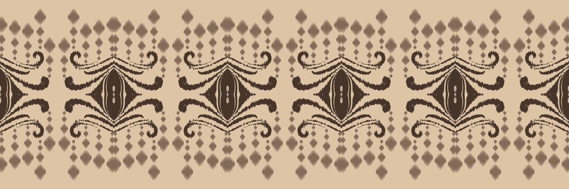 batik tessile etnico ikat fiori senza soluzione di continuità modello digitale vettore design per Stampa saree Kurti Borneo tessuto confine spazzola simboli campioni elegante