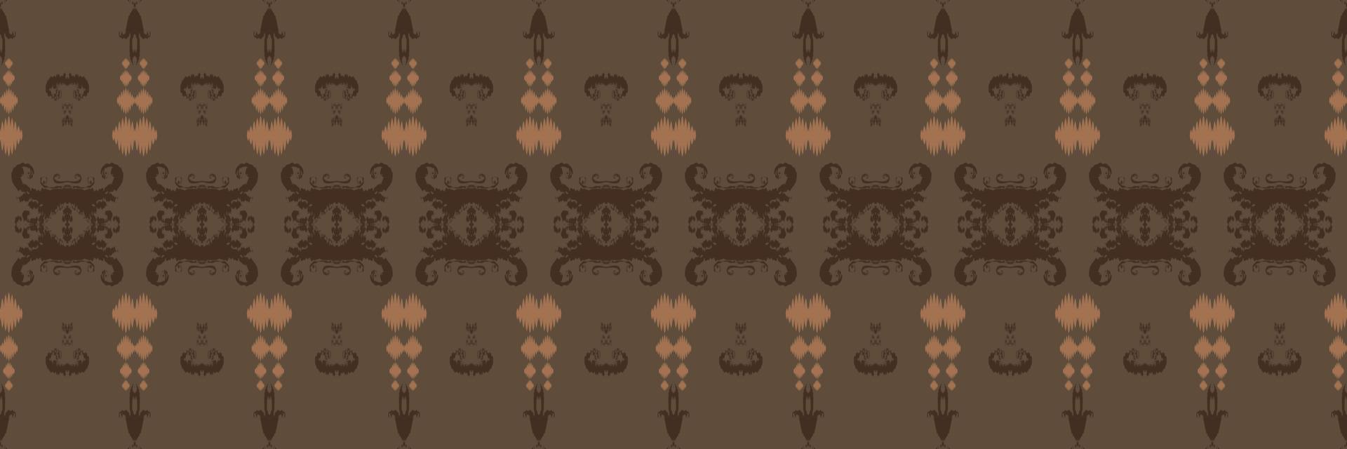 ikat disegni tribale attraversare senza soluzione di continuità modello. etnico geometrico ikkat batik digitale vettore tessile design per stampe tessuto saree Mughal spazzola simbolo andane struttura Kurti kurtis kurtas