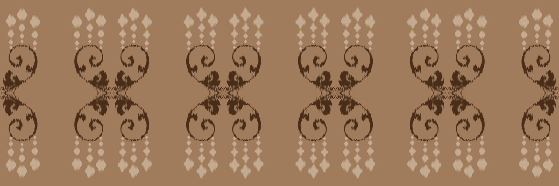 ikat gallone batik tessile senza soluzione di continuità modello digitale vettore design per Stampa saree Kurti Borneo tessuto confine spazzola simboli campioni progettista