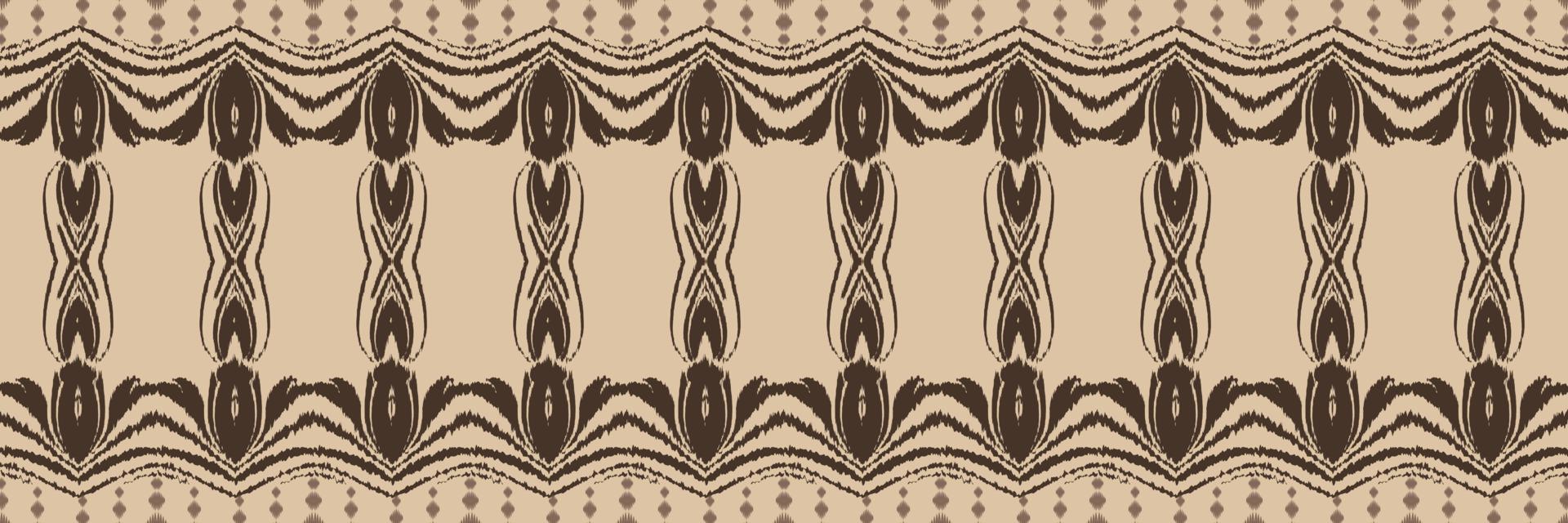 ikat tessuto tribale astratto senza soluzione di continuità modello. etnico geometrico ikkat batik digitale vettore tessile design per stampe tessuto saree Mughal spazzola simbolo andane struttura Kurti kurtis kurtas