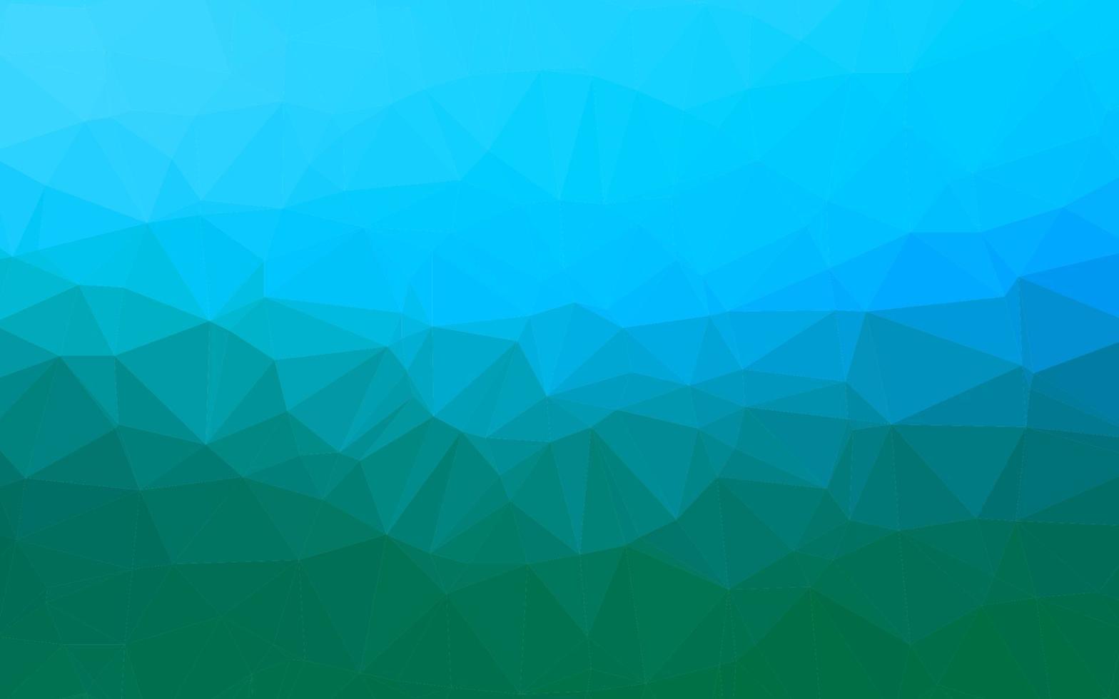 sfondo poligonale vettoriale azzurro, verde.