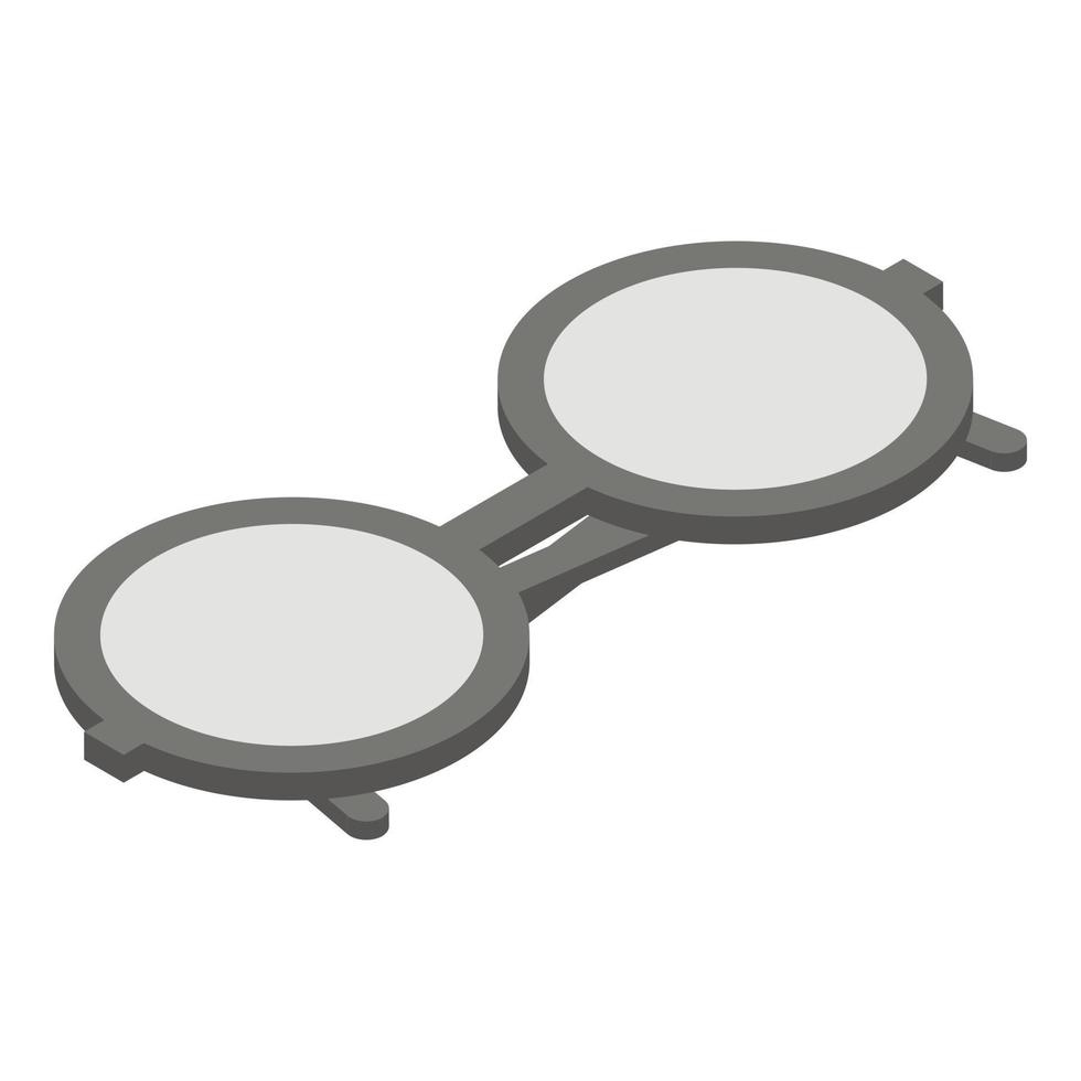 occhiali icona, isometrico stile vettore