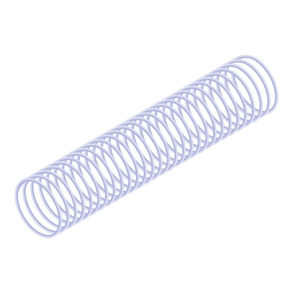 forma bobina icona, isometrico stile vettore