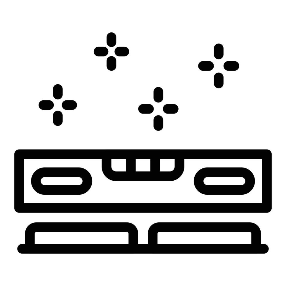 livello attrezzo icona, schema stile vettore