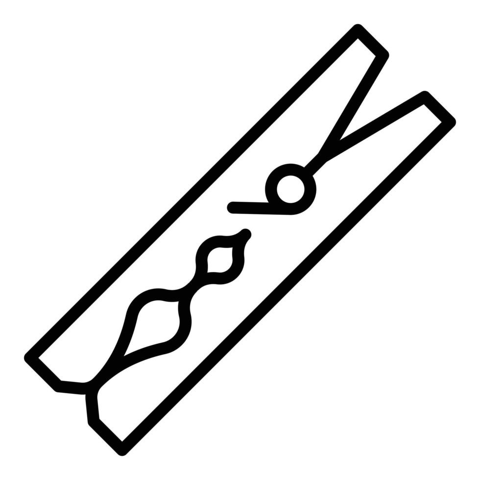 clip Abiti perno icona, schema stile vettore