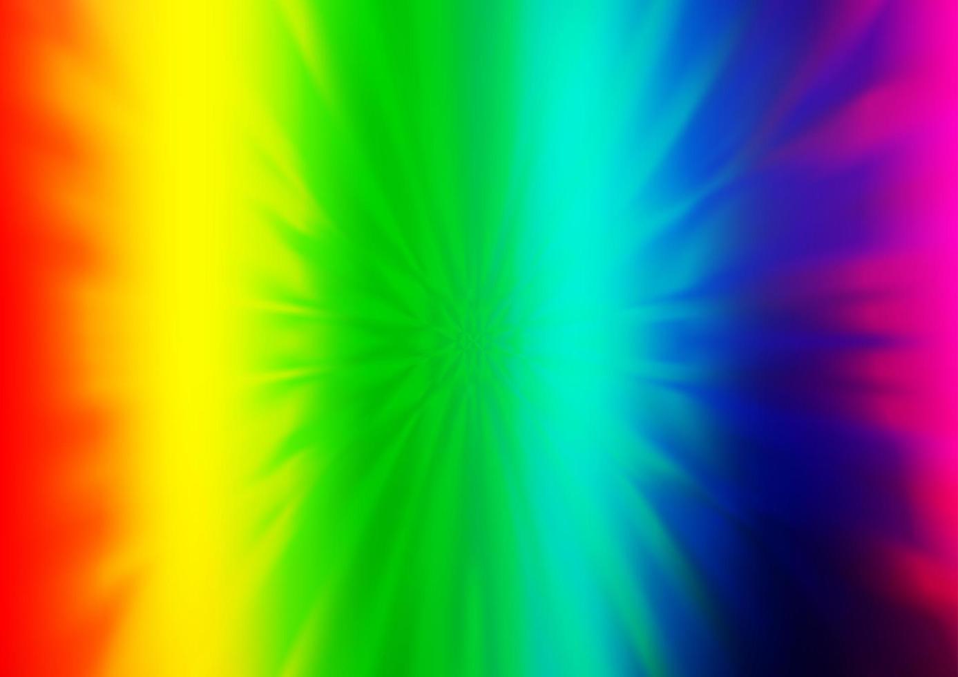 multicolore chiaro, bokeh vettoriale arcobaleno e motivo colorato.