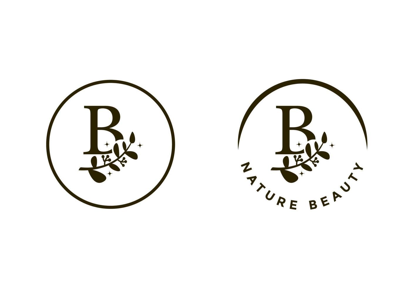 lettera B logo, adatto per il della società iniziale simbolo. vettore