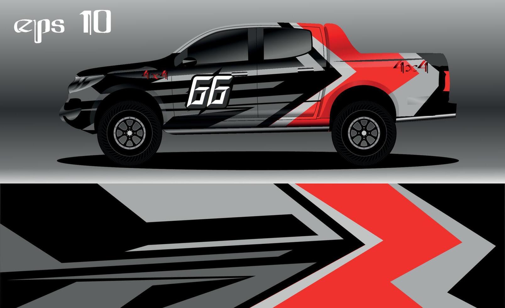 astratto sfondo design per auto avvolgere di 4x4 camion, rally, furgone, suv e altro macchine vettore