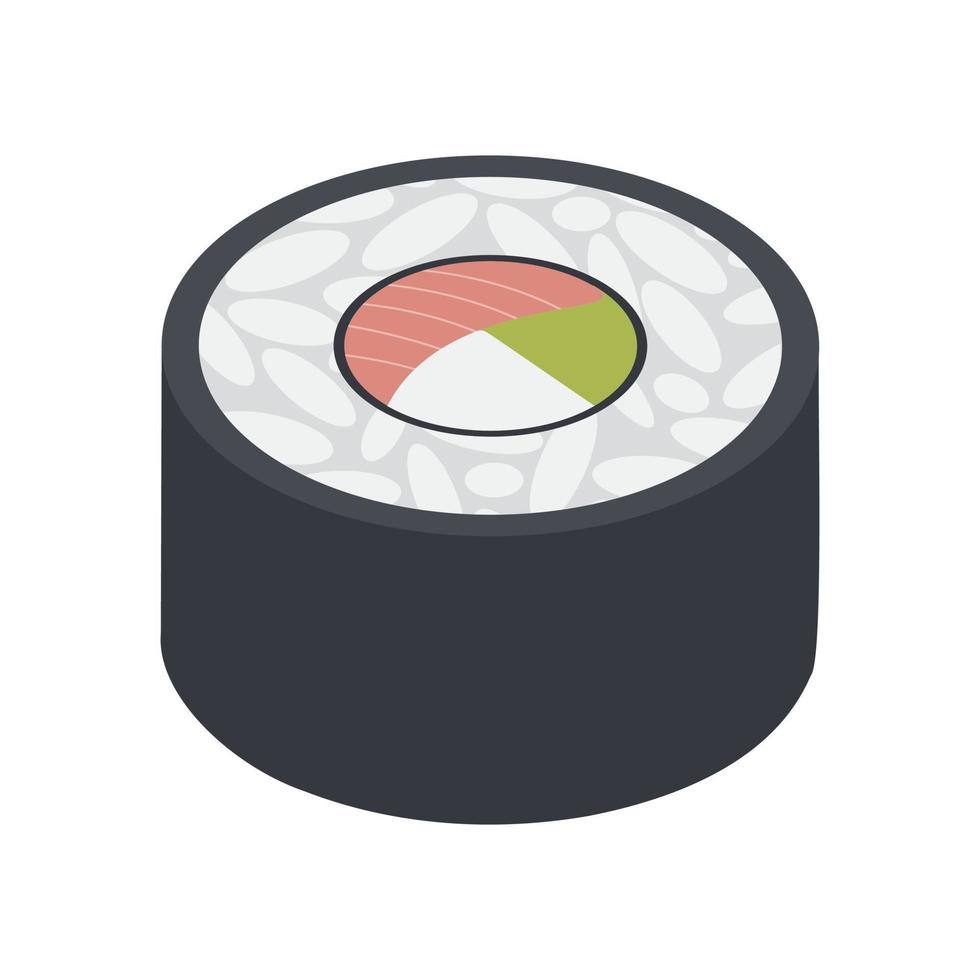 illustrazione di Sushi rotolo vettore