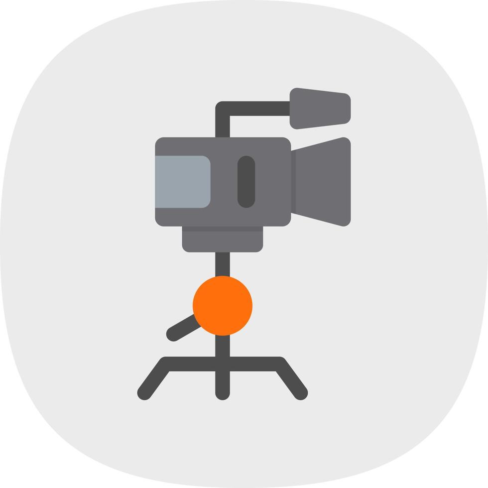 telecamera tripode vettore icona design