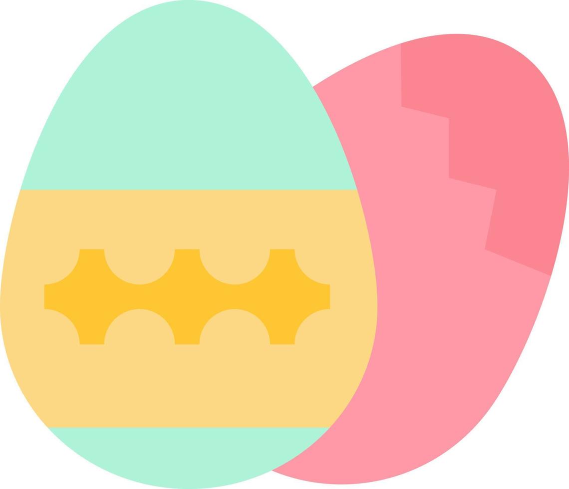 Pasqua uovo uovo vacanza vacanze piatto colore icona vettore icona bandiera modello