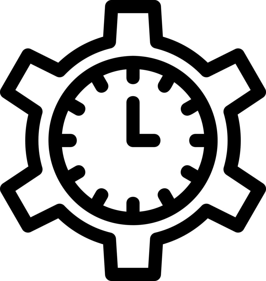 tempo gestione vettore icona design