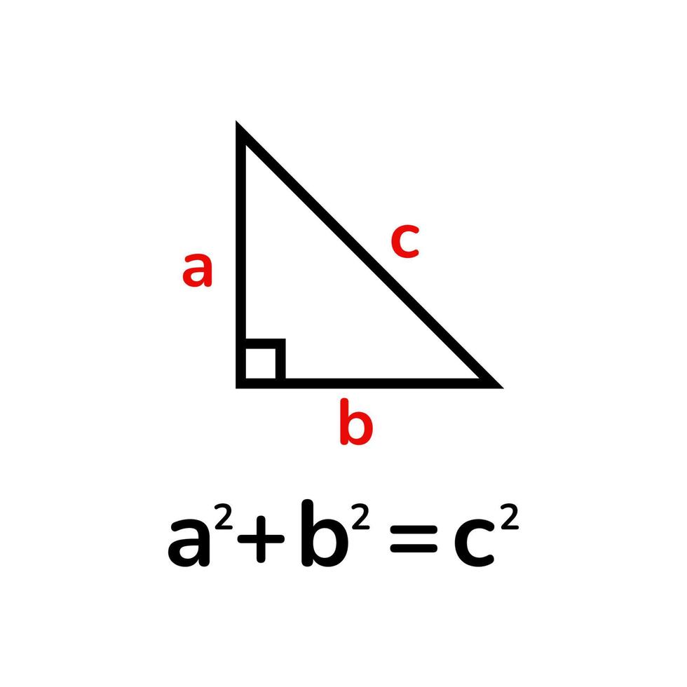 pitagorico teorema nel matematica vettore