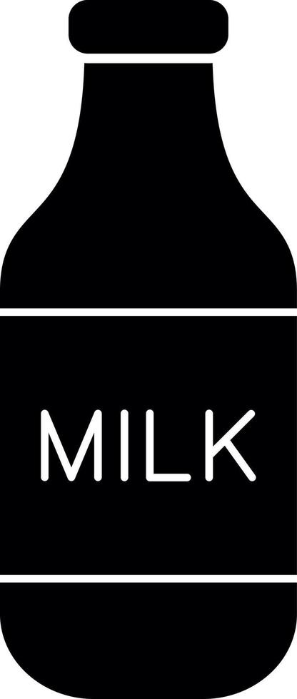 latte bottiglia vettore icona design