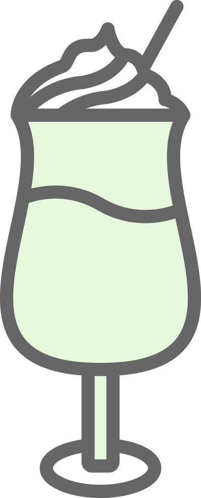 latte macchiato macchiato vettore icona design