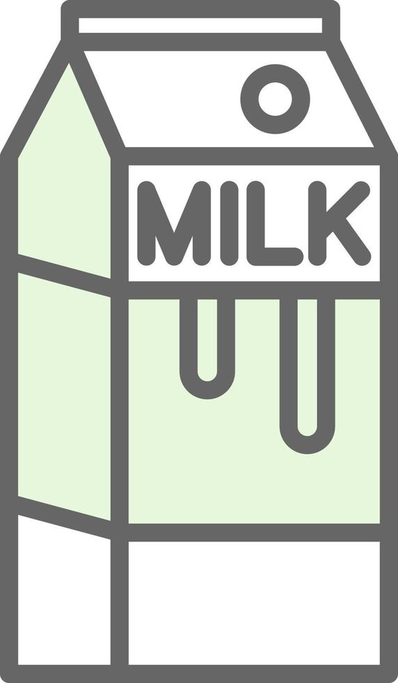 latte scatola vettore icona design