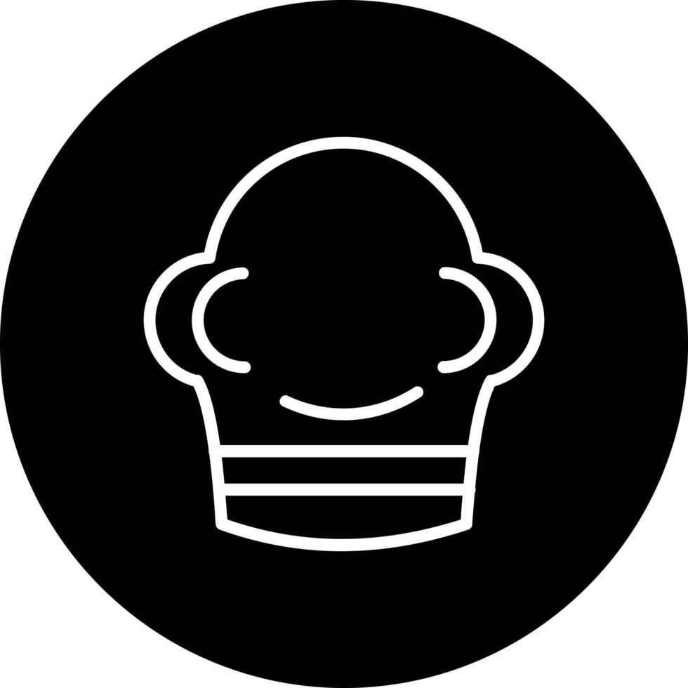 icona di vettore del cappello da chef