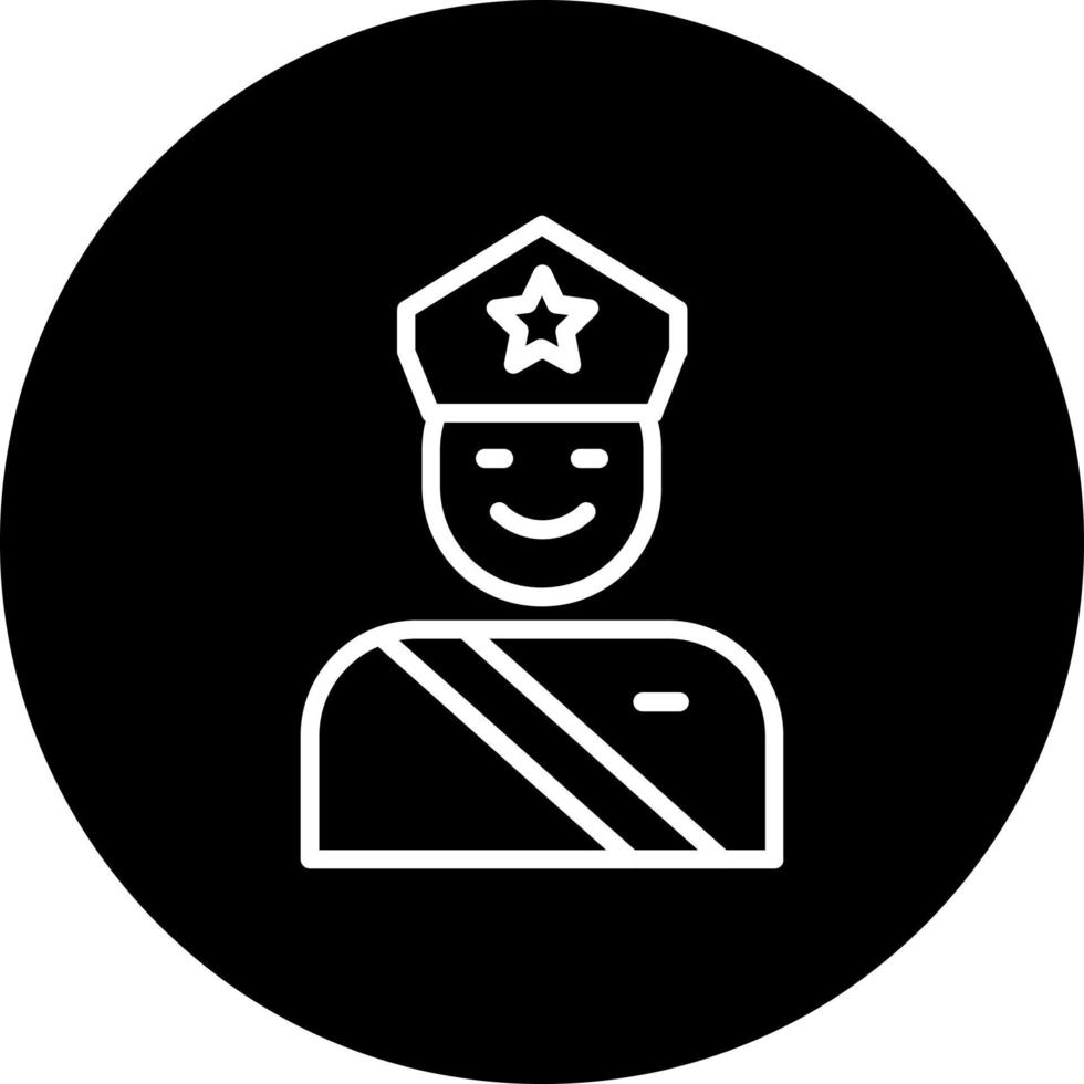 sicurezza guardia vettore icona