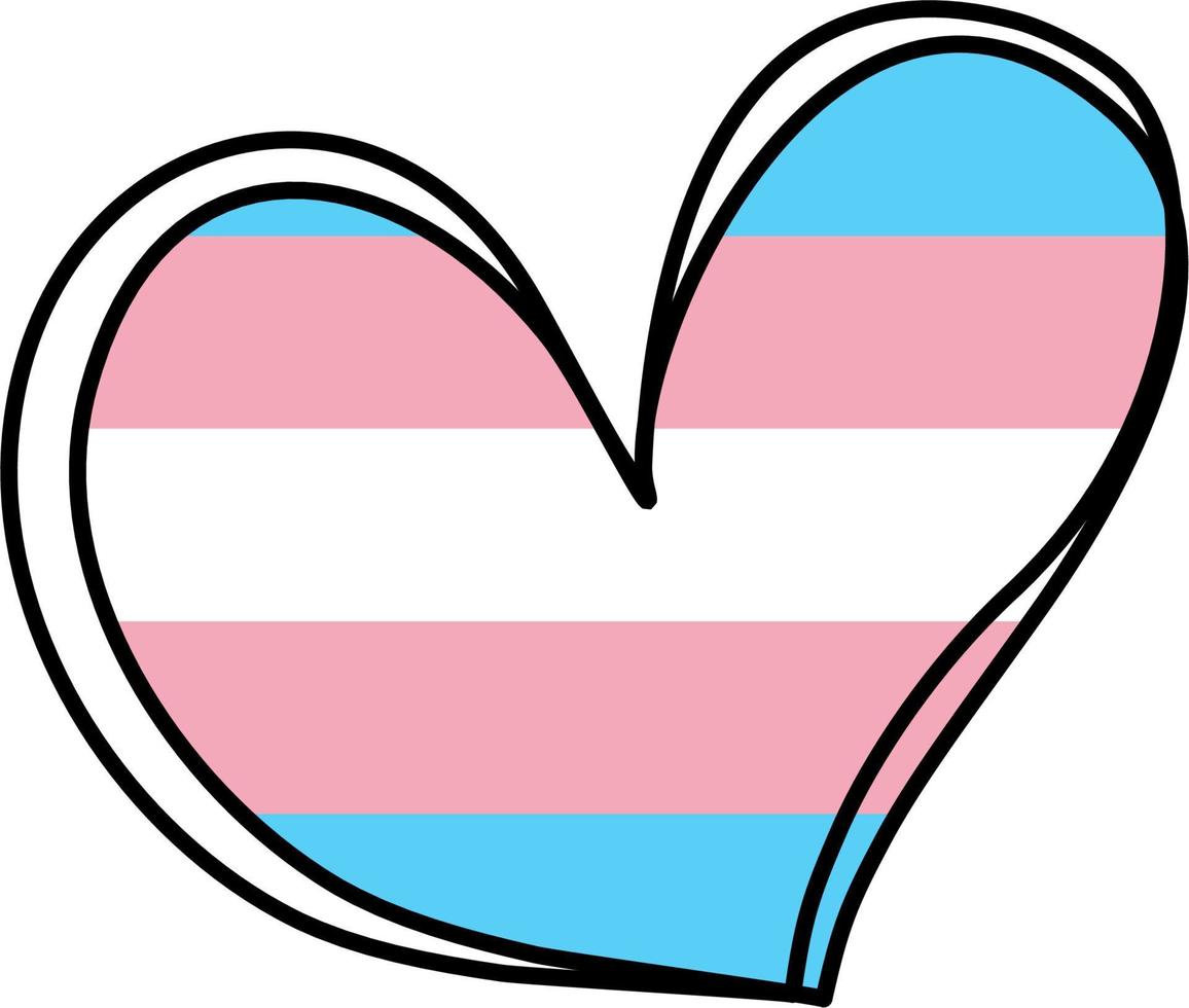 LGBTQ amore cuore eternità uguaglianza orgoglio vettore