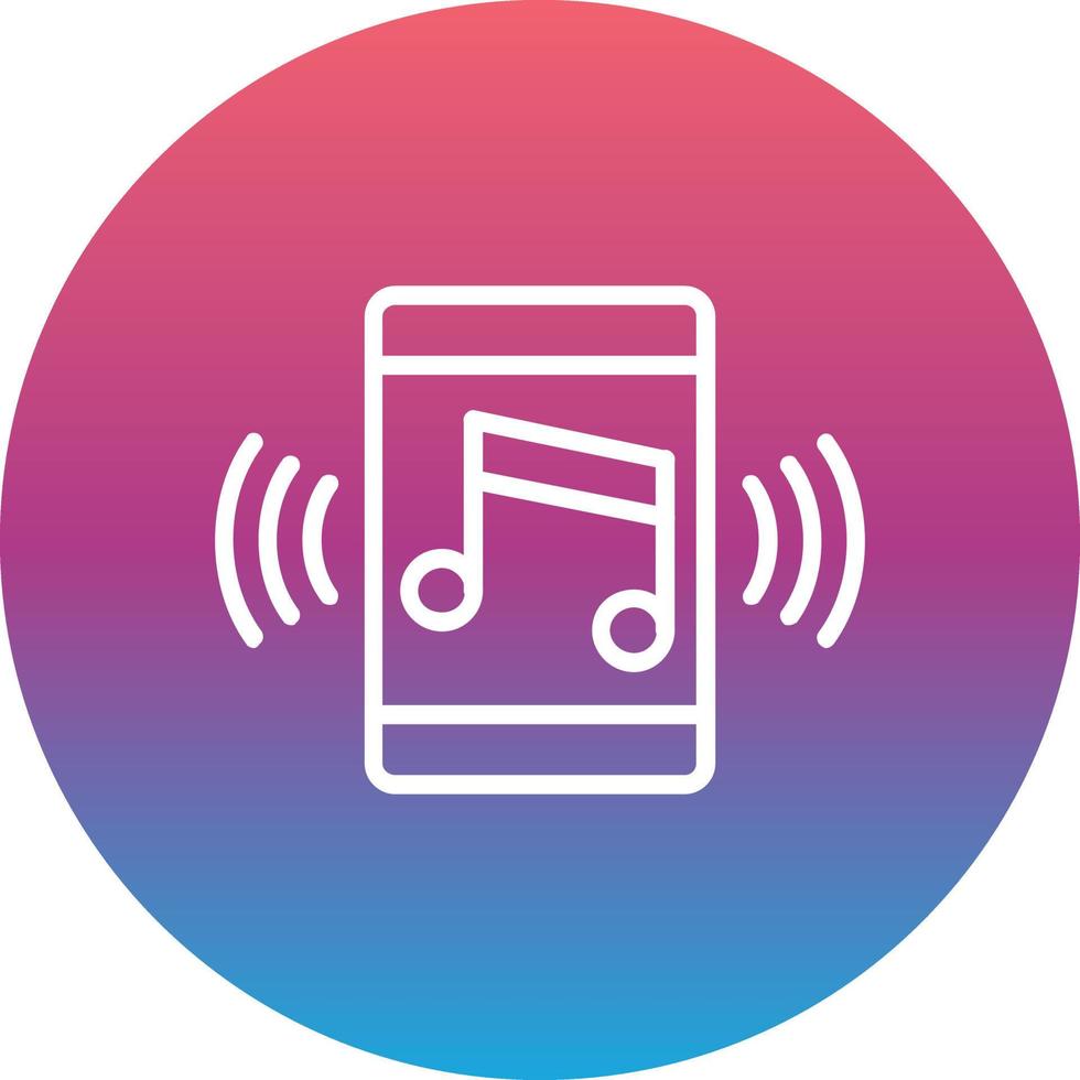 musica App vettore icona