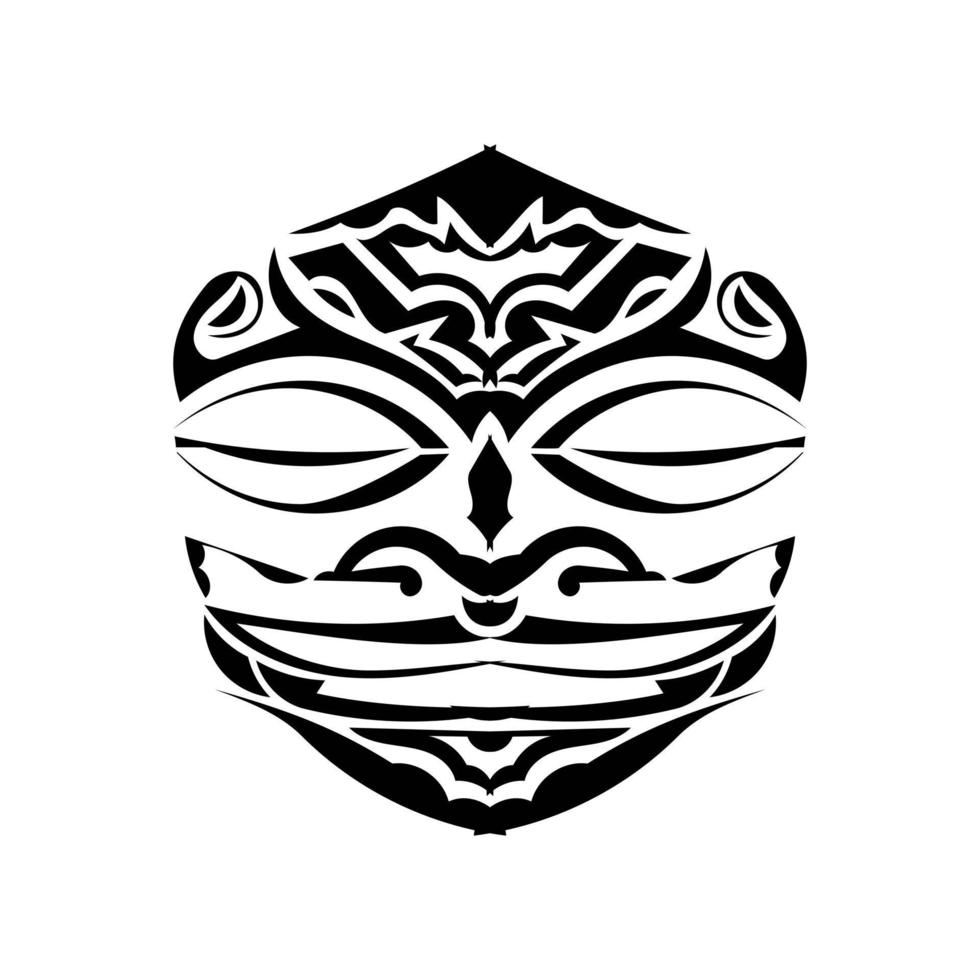 tribale maschera fatto nel vettore. tradizionale totem simbolo isolato. vettore