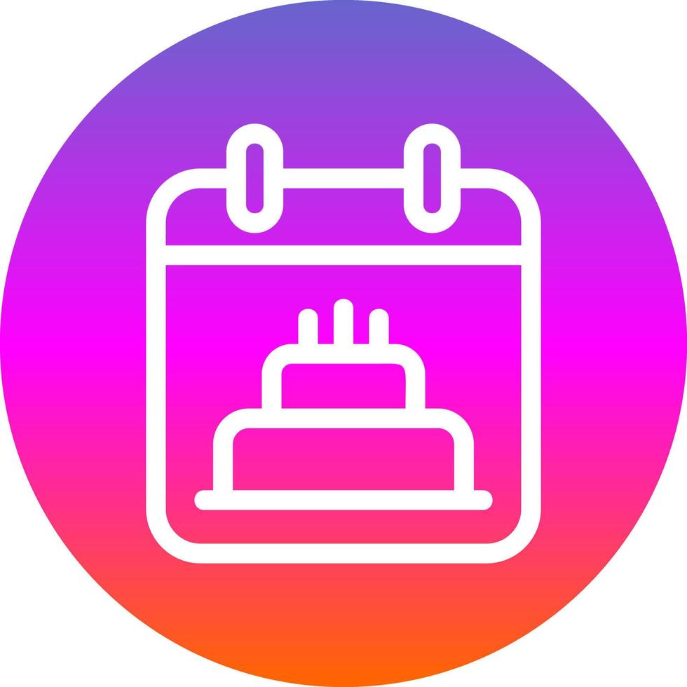 compleanno Data vettore icona design
