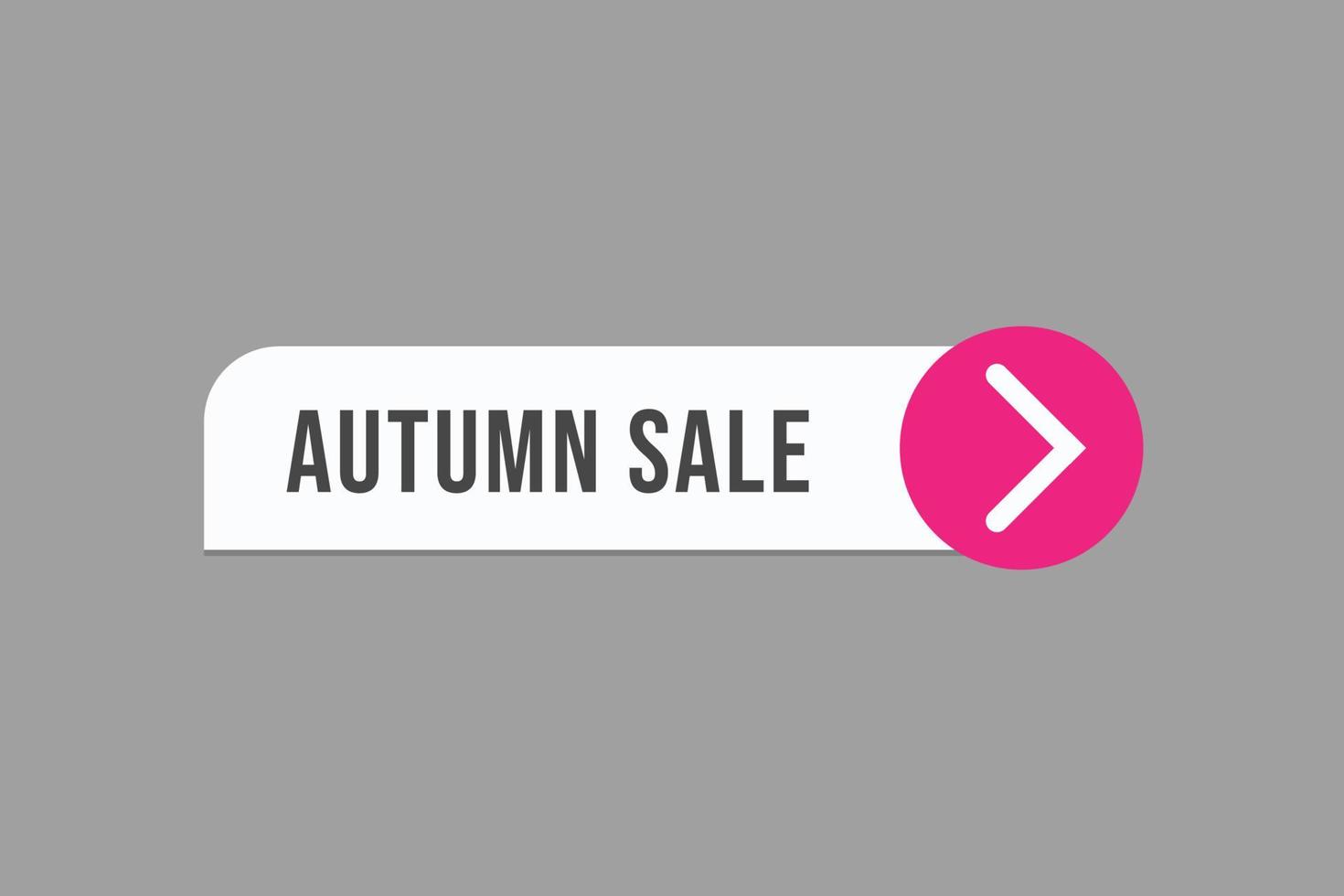 autunno vendita pulsante vettori. cartello etichetta discorso bolla autunno vendita vettore