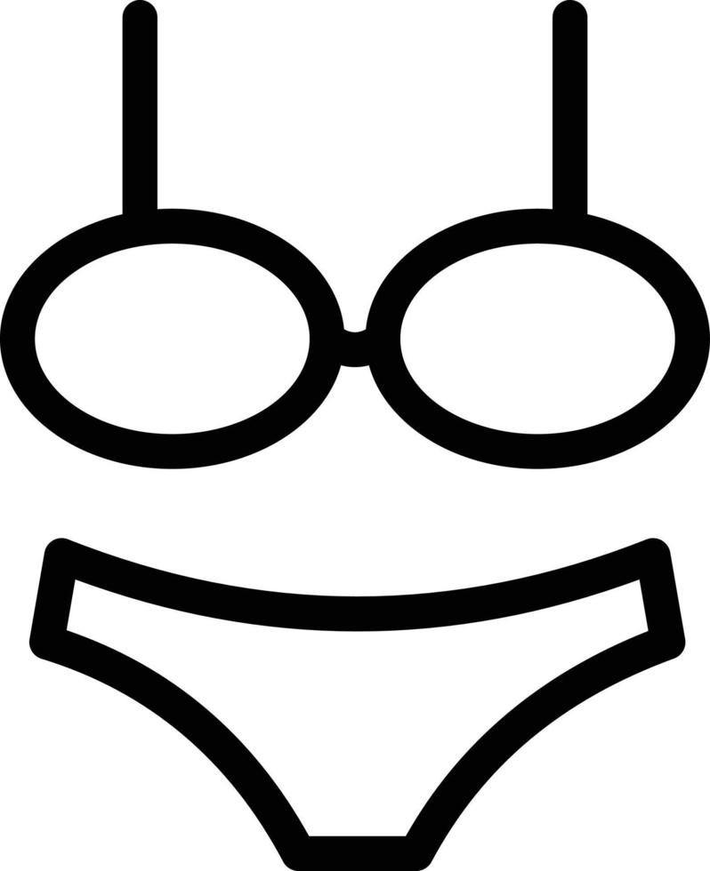 bikini vettore illustrazione su un' sfondo.premio qualità simboli.vettore icone per concetto e grafico design.