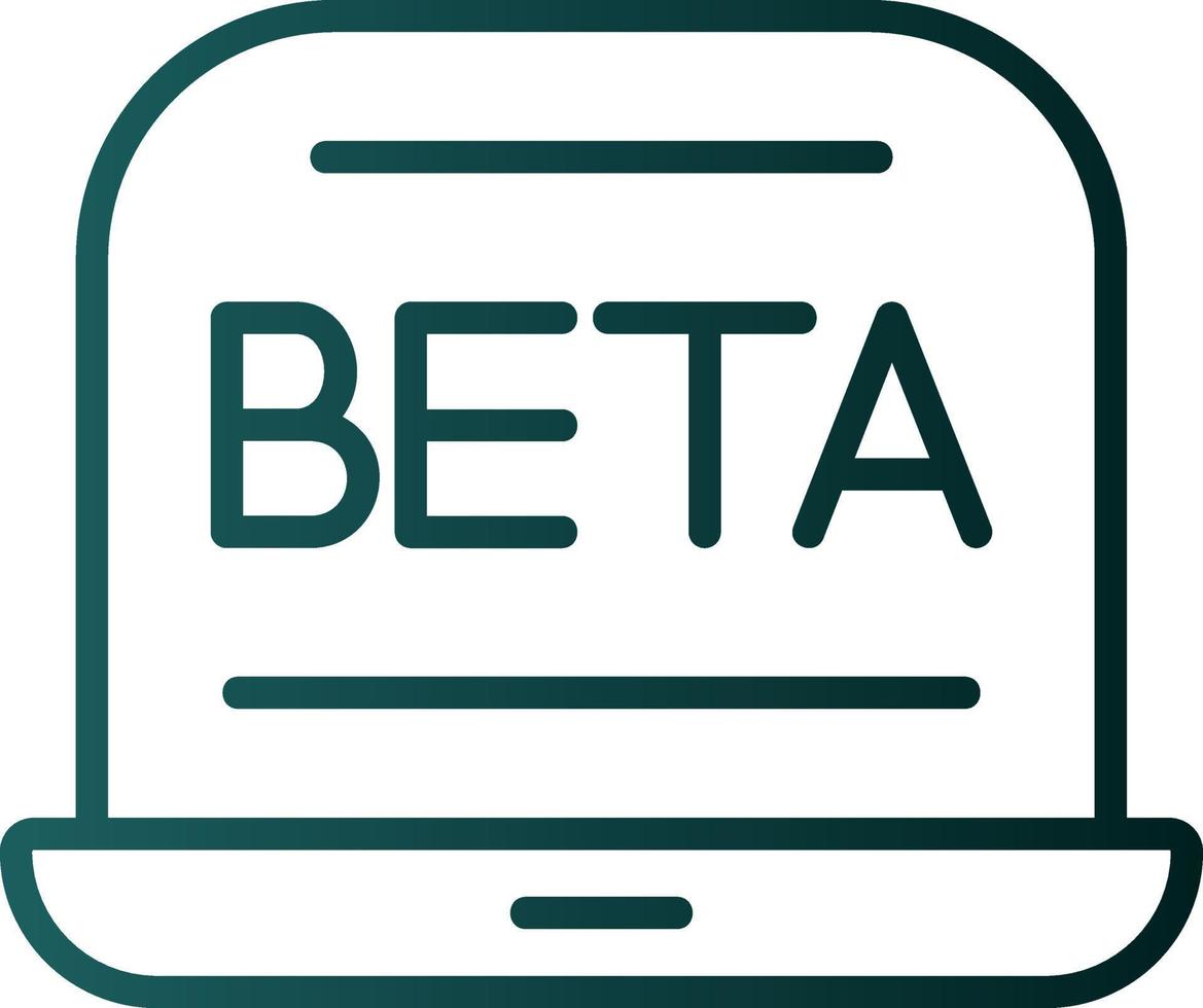 beta vettore icona design