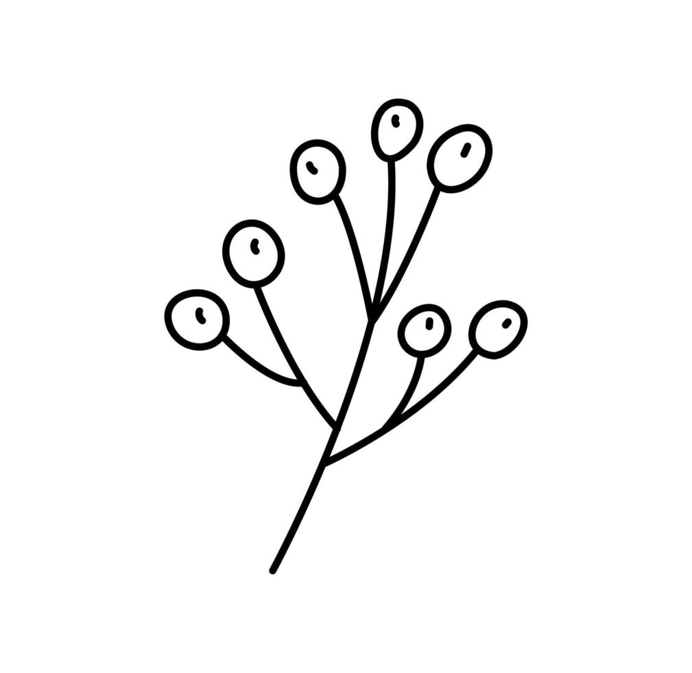primavera vettore stilizzato frutti di bosco con monoline Linee. scandinavo illustrazione arte elemento. decorativo estate floreale Immagine per saluto San Valentino carta o vacanza manifesto