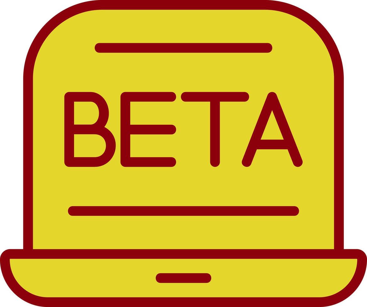 beta vettore icona design