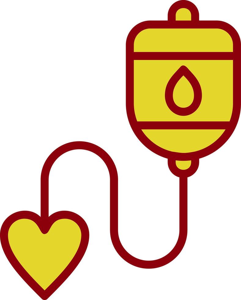 sangue donazione vettore icona design