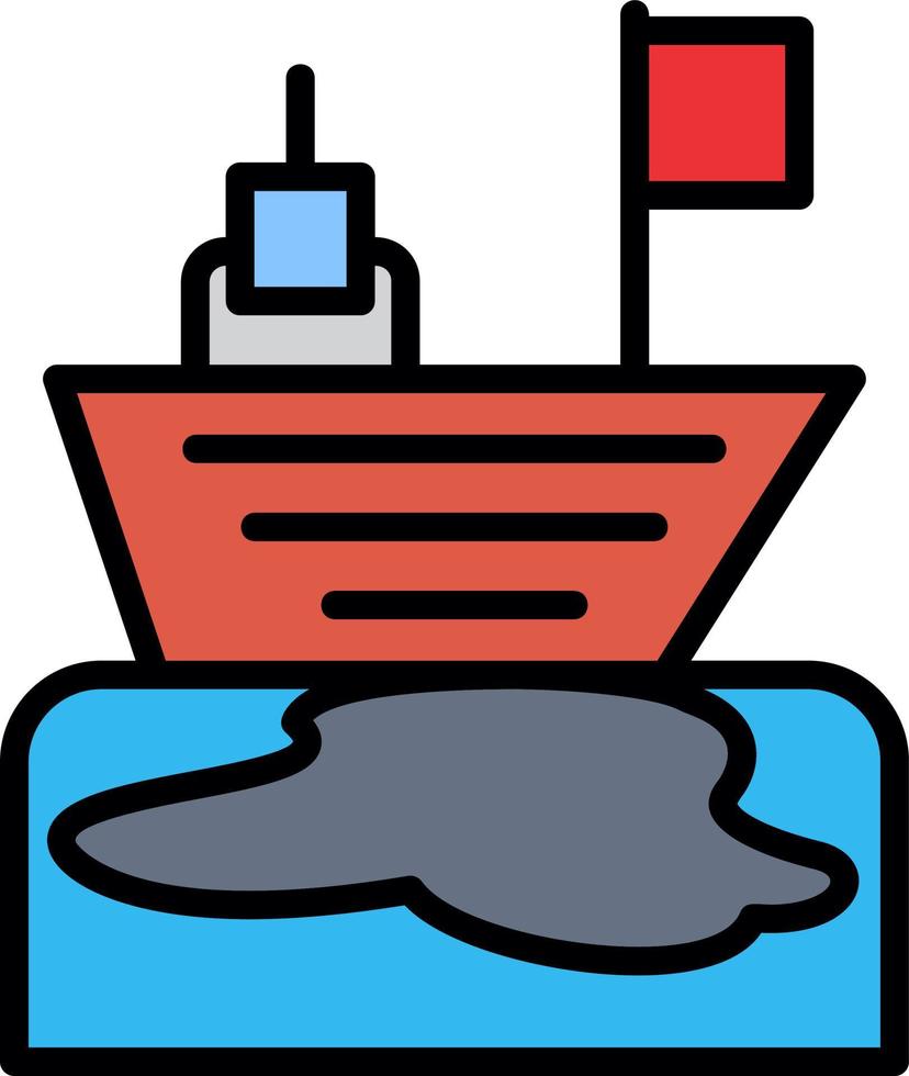 oceano olio versare vettore icona design