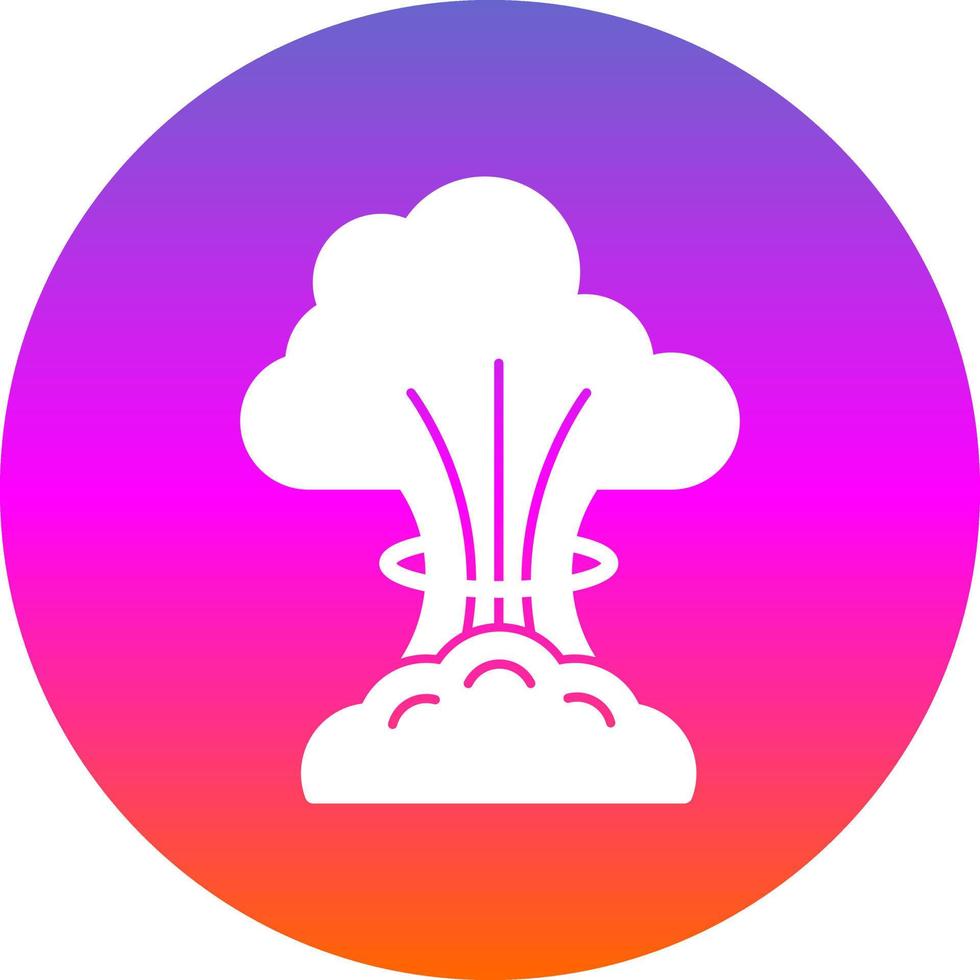 nucleare esplosione vettore icona design
