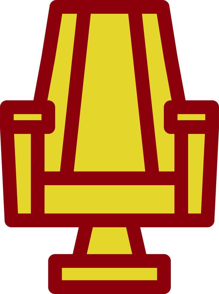 gioco sedia linea vettore icona design