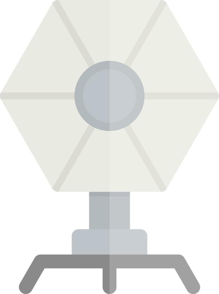 icona piatta del riflettore della fotocamera vettore