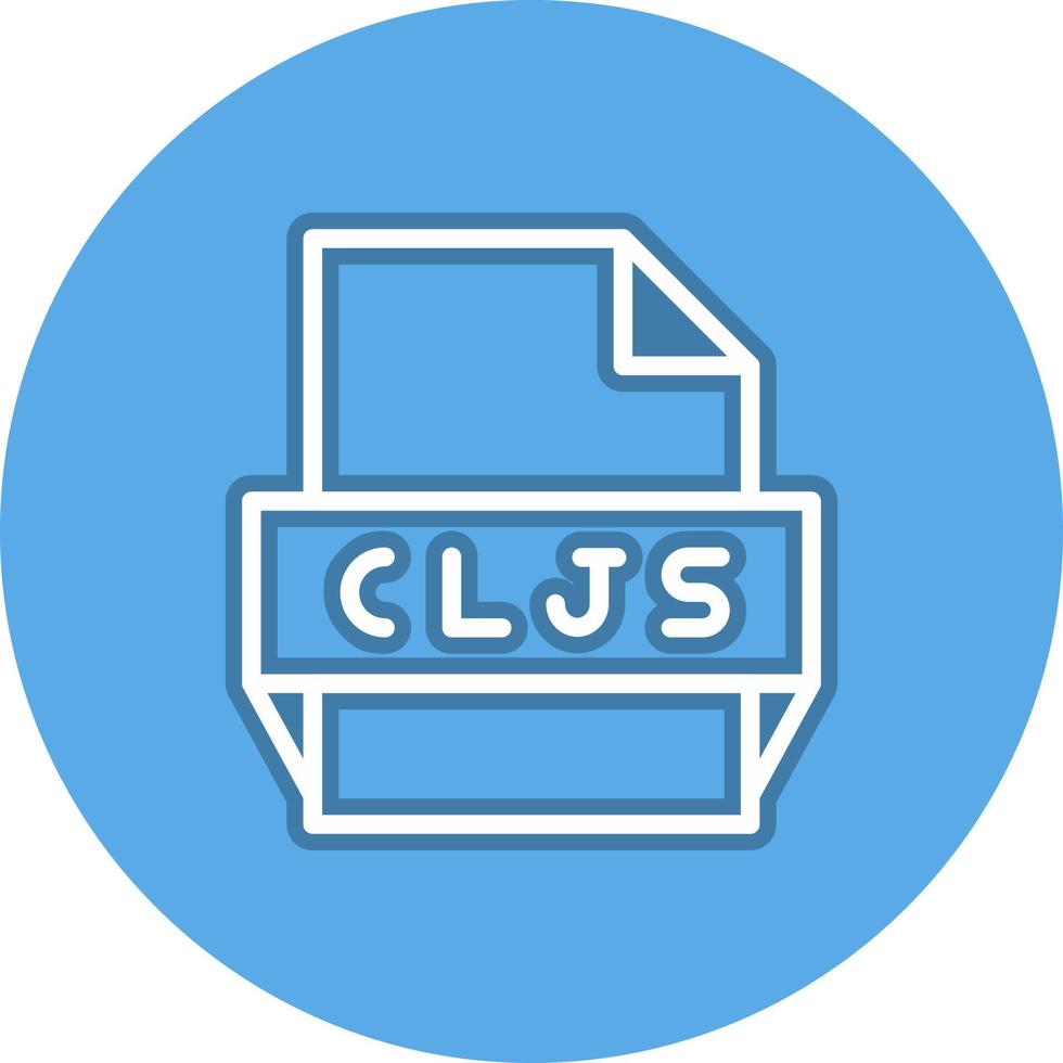 cljs file formato icona vettore