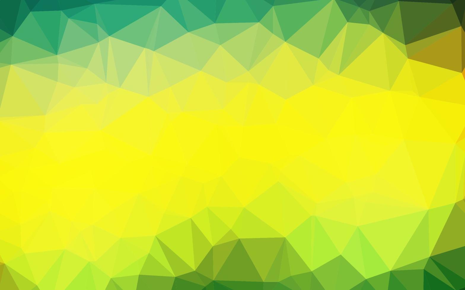 modello triangolare brillante di vettore verde scuro, giallo.