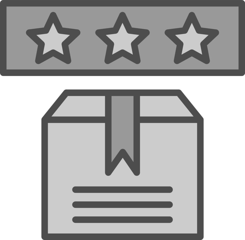 Prodotto valutazione vettore icona design