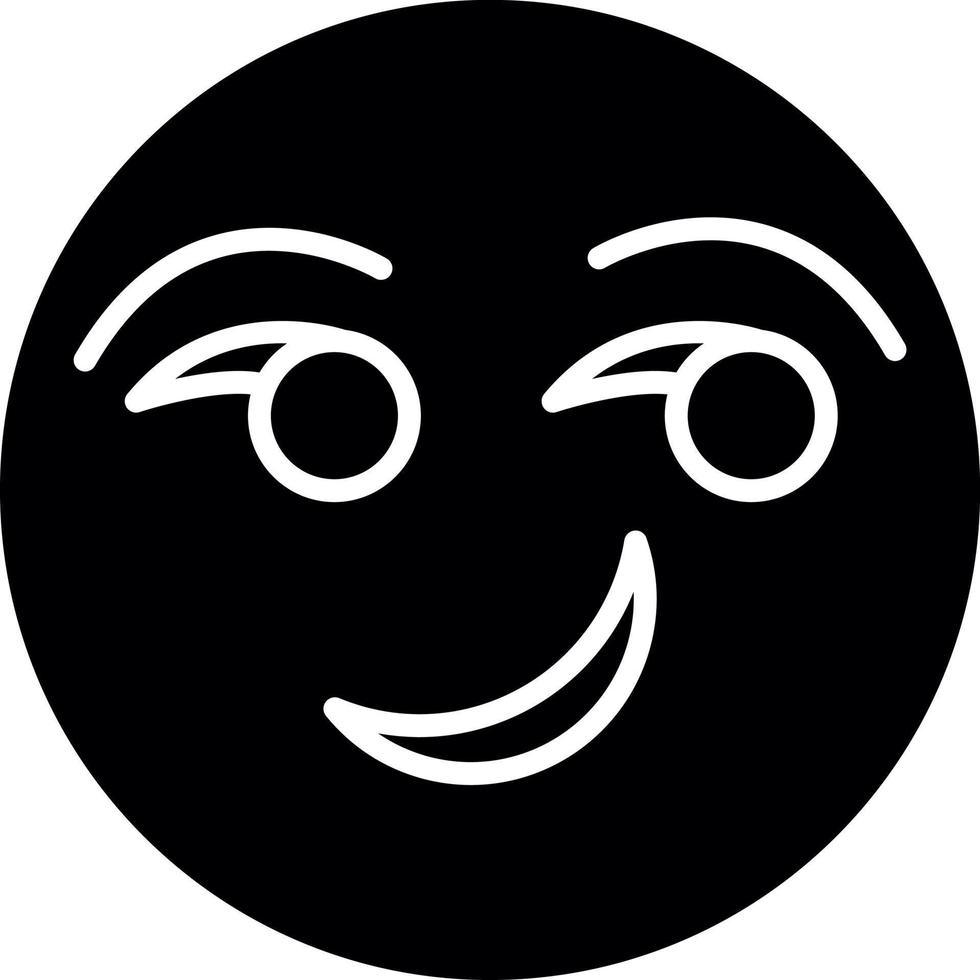 sorridendo viso vettore icona design