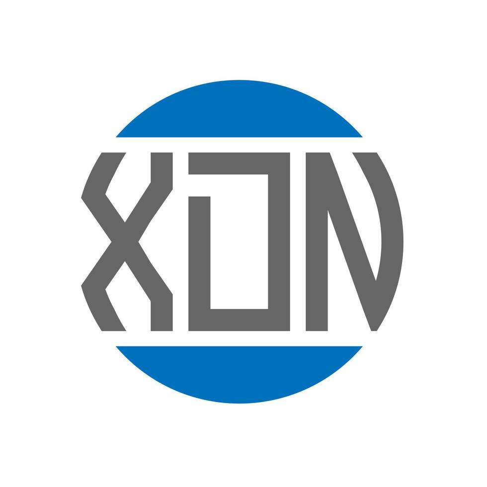 xdn lettera logo design su bianca sfondo. xdn creativo iniziali cerchio logo concetto. xdn lettera design. vettore