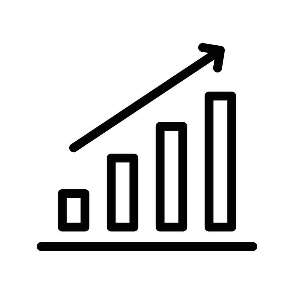 illustrazione vettoriale di crescita su uno sfondo simboli di qualità premium. icone vettoriali per il concetto e la progettazione grafica.