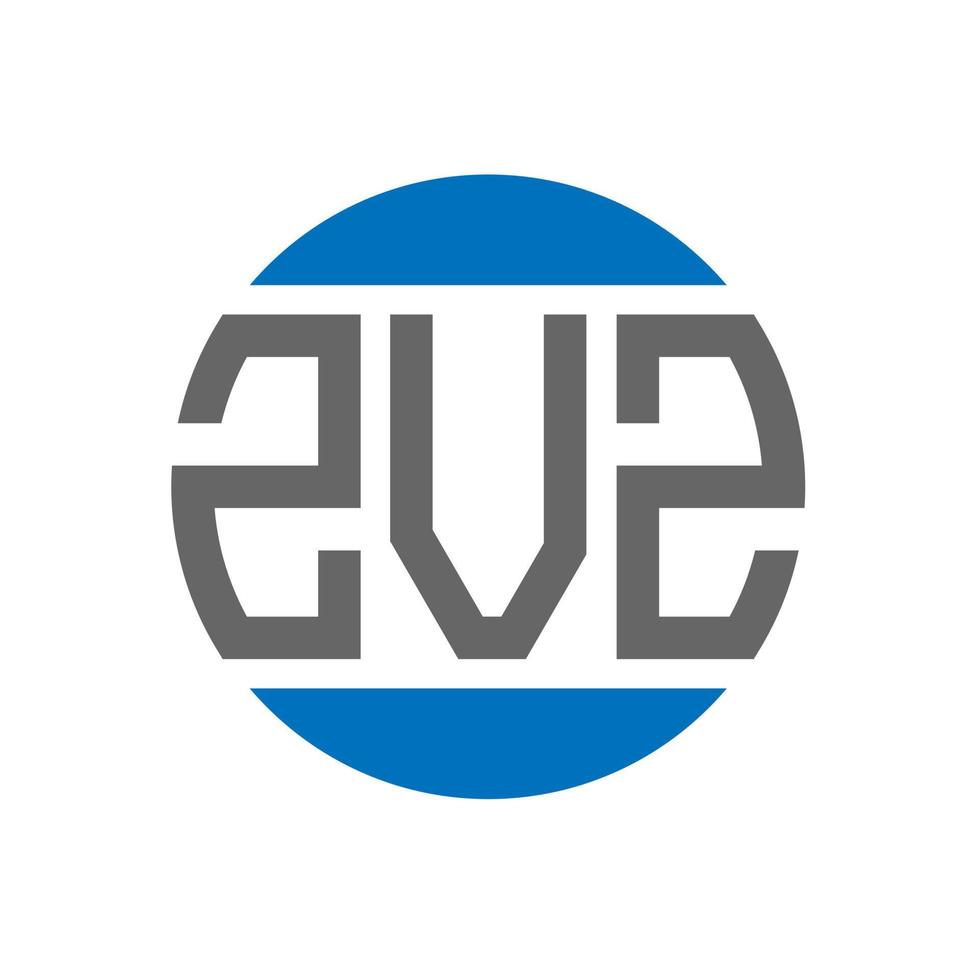 zvz lettera logo design su bianca sfondo. zvz creativo iniziali cerchio logo concetto. zvz lettera design. vettore