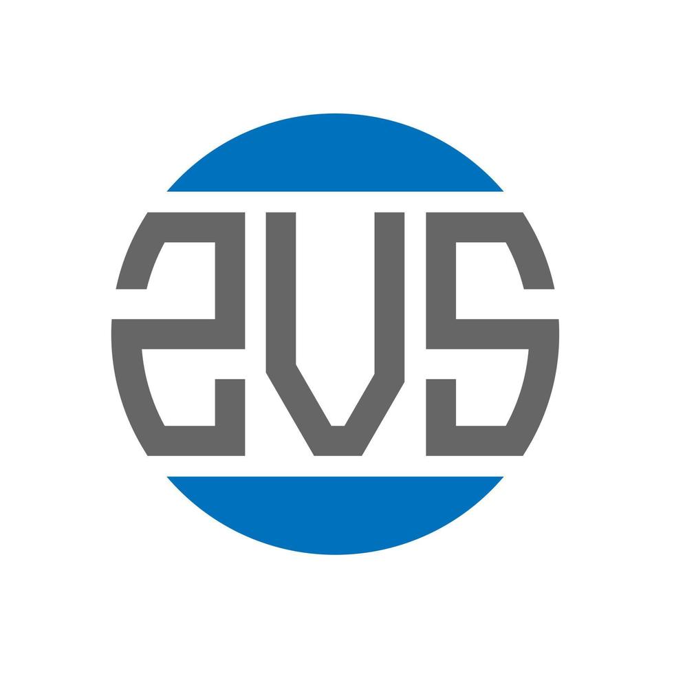 zvs lettera logo design su bianca sfondo. zvs creativo iniziali cerchio logo concetto. zvs lettera design. vettore
