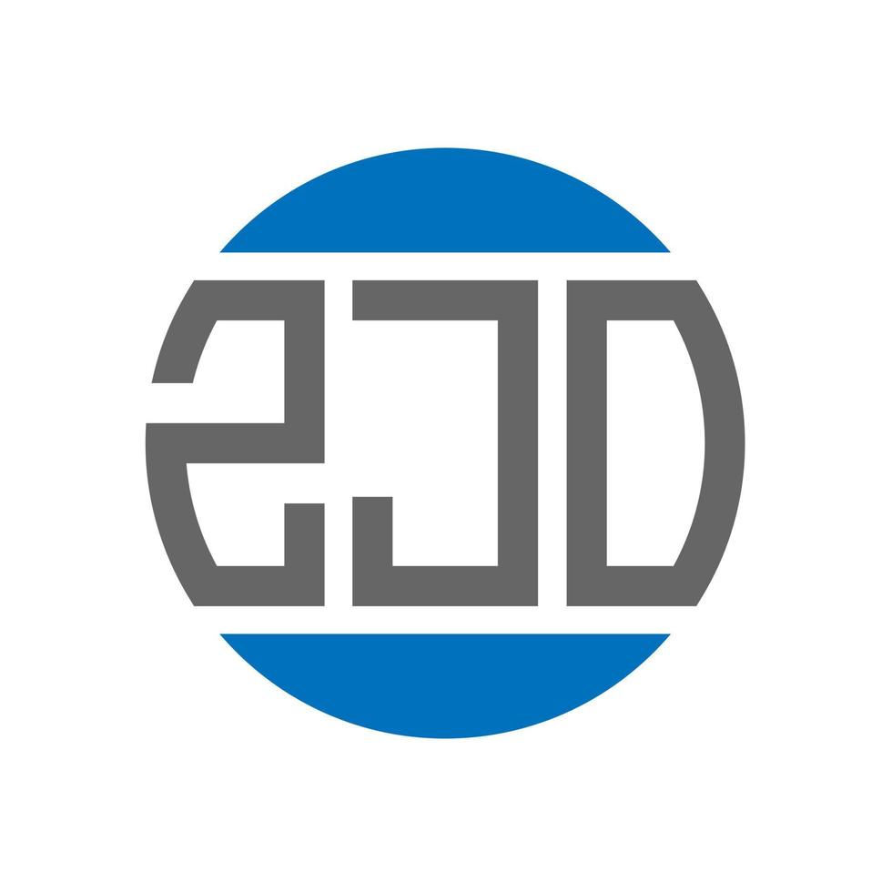 zjo lettera logo design su bianca sfondo. zjo creativo iniziali cerchio logo concetto. zjo lettera design. vettore