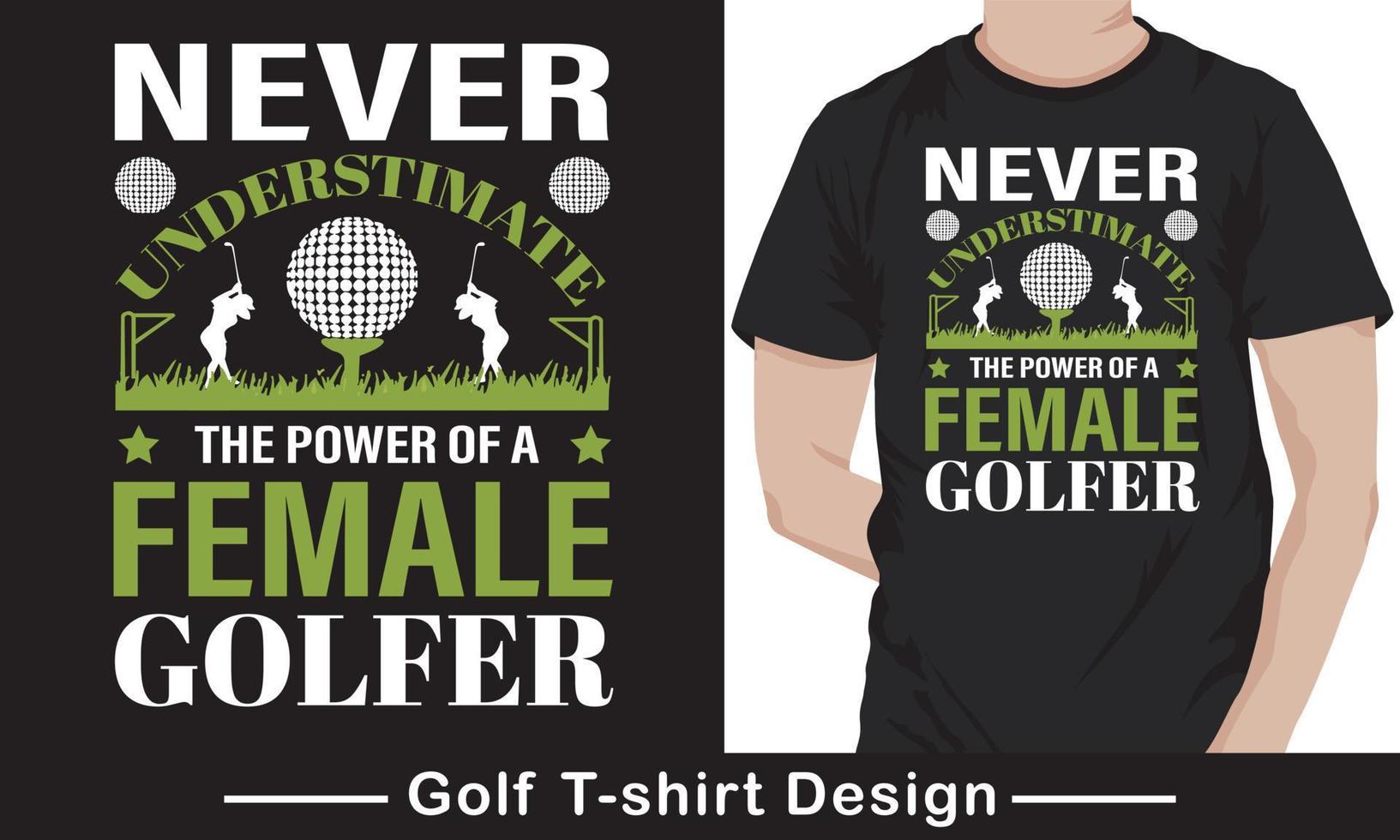 golf maglietta design grafico modello gratuito vettore