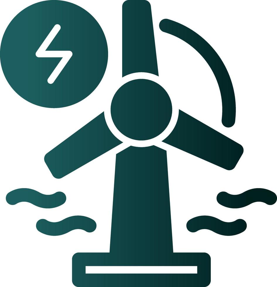 icona piana di energia rinnovabile vettore