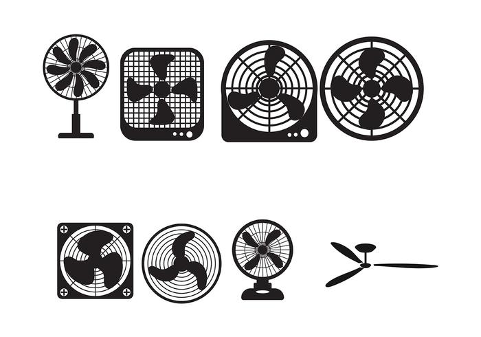 Icona di vettore del ventilatore a soffitto