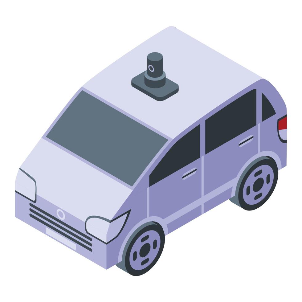 moderno auto Taxi icona, isometrico stile vettore