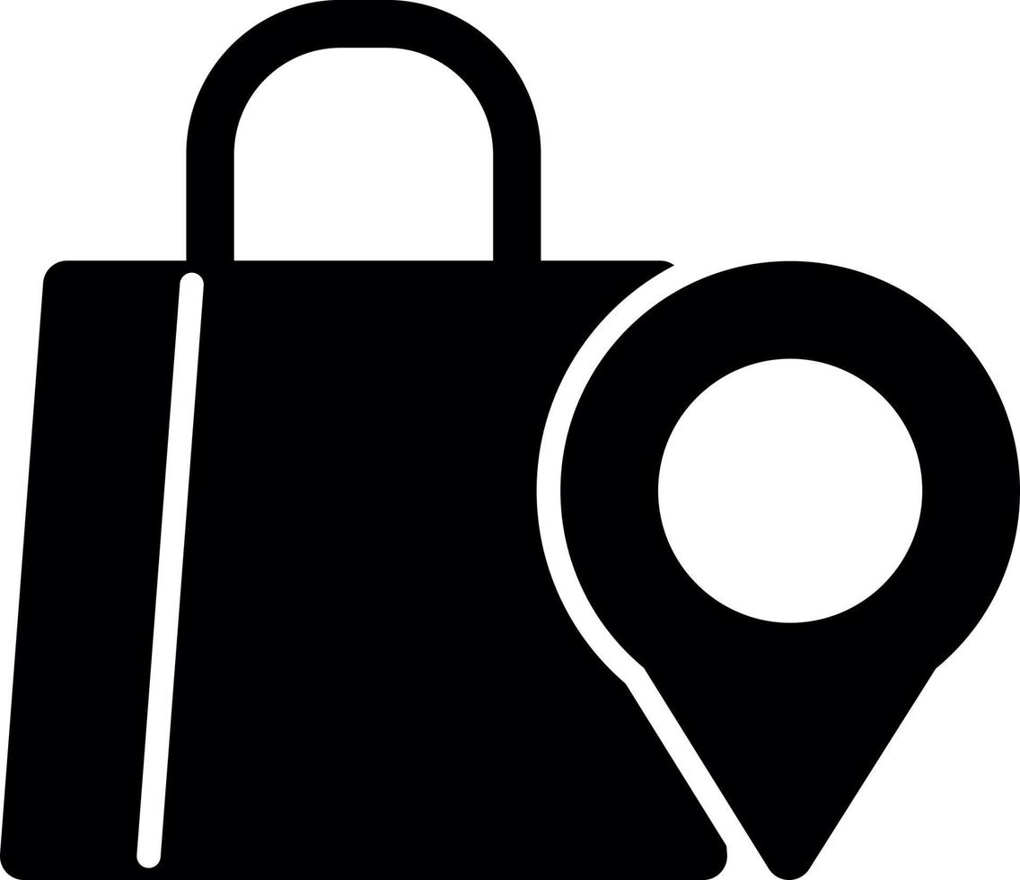 shopping destinazione vettore icona design